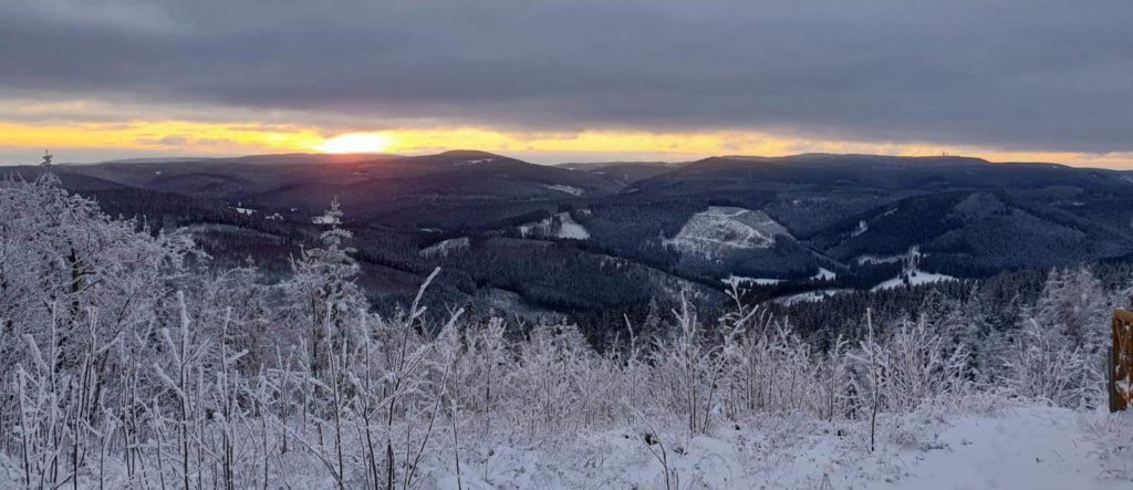 Winterlandschaft rund um Ilmenau